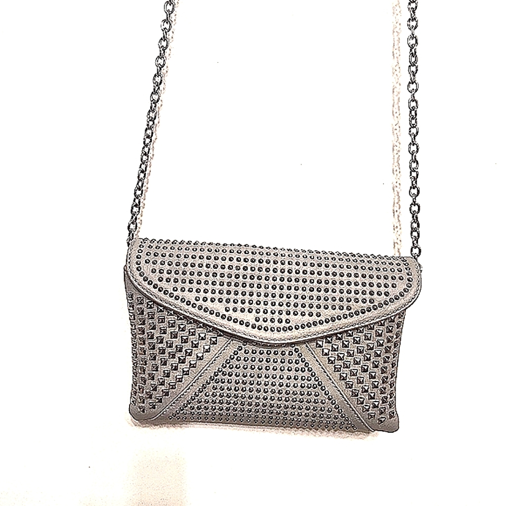 Studded Gray Cross body bag